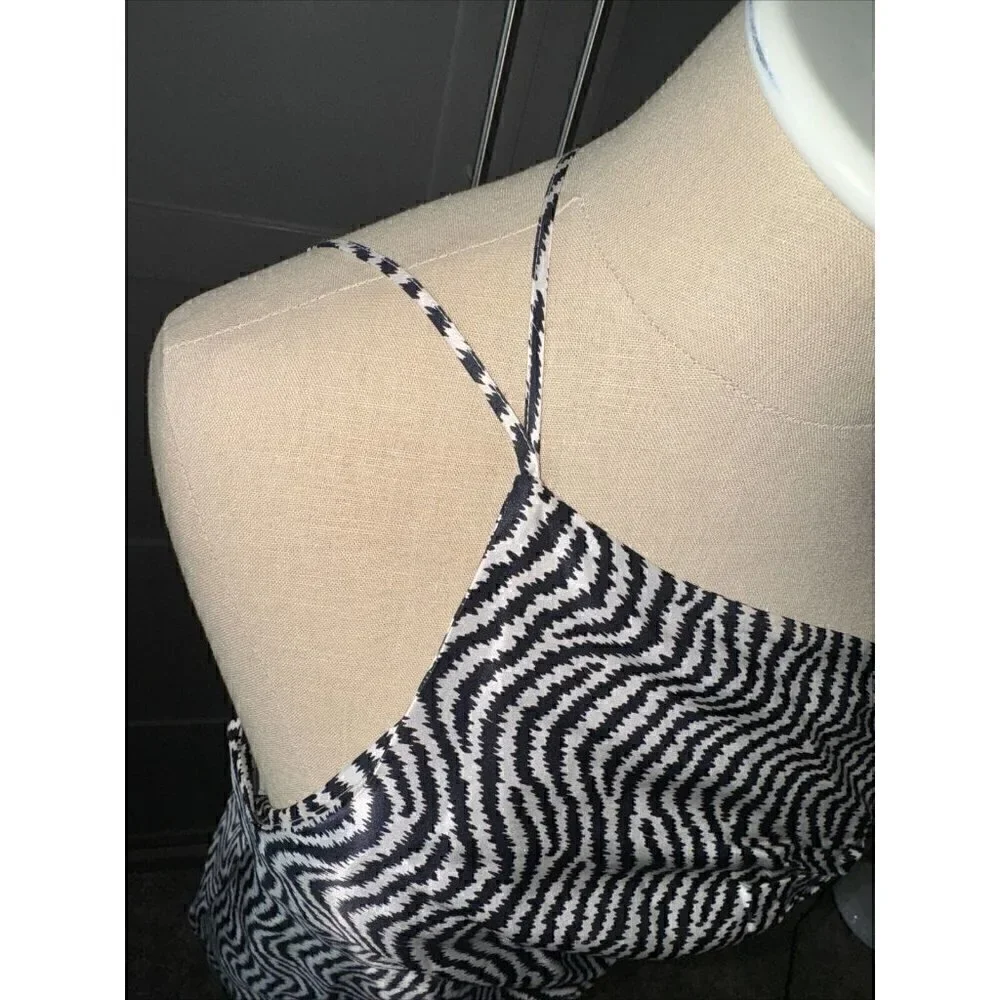 CINQ A SEPT Christel 100% Silk Dress Size 6 - Picture 8 of 10